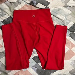 TYC red leggings (till you collapse)